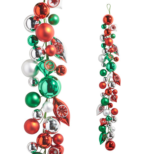 Vintage Ornament Ball Garland - Mistletoe Market