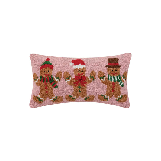 Gingerbreads Group Hook Pillow