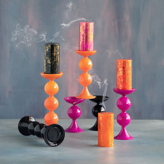 Trick or Sweet Pillar Candle Holder