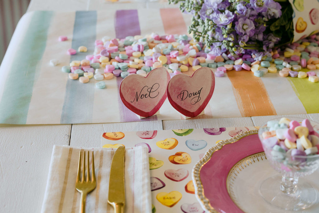 Conversation Heart Place Card