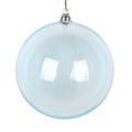 Baby Blue Matte Clear Ornament