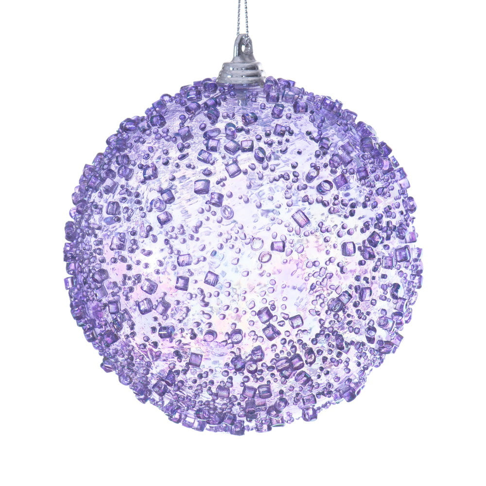 Iridescent Bead Ball Ornament