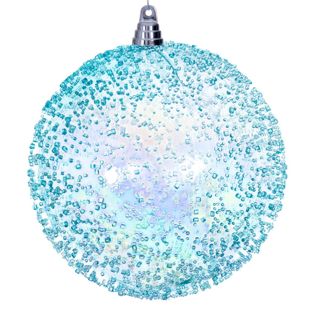 Iridescent Bead Ball Ornament