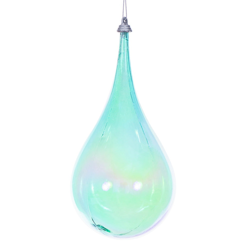Iridescent Teardrop Ornament