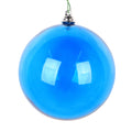 Blue Matte Clear Ornament
