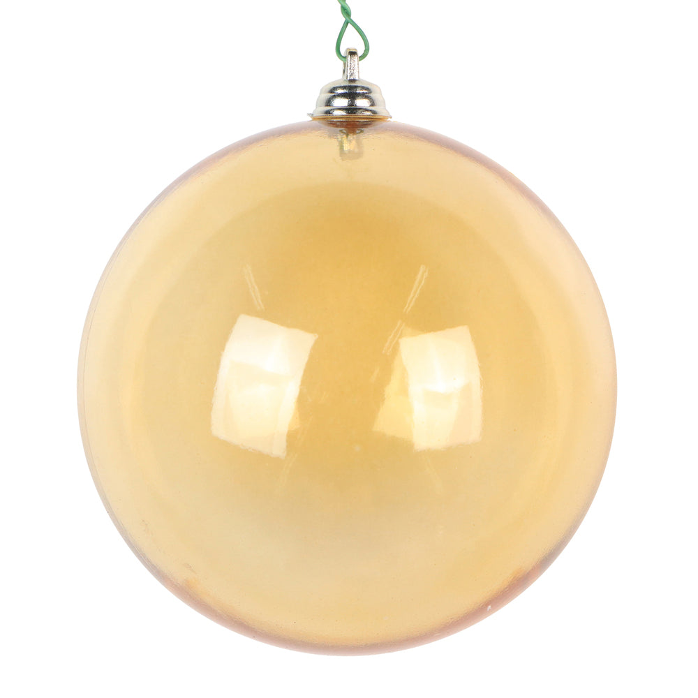 Gold Clear Matte Ornaments