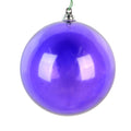Purple Matte Clear Ornament
