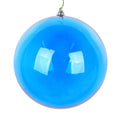 Blue Clear Ball Ornament