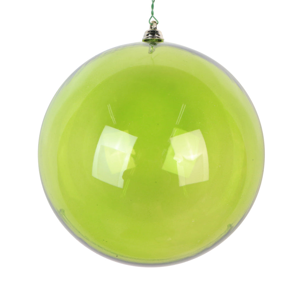 Lime Clear Ball Ornament