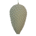 Flocked Sage Green Pinecone Ornament