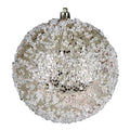 Champagne Glitter Hail Ball Ornament