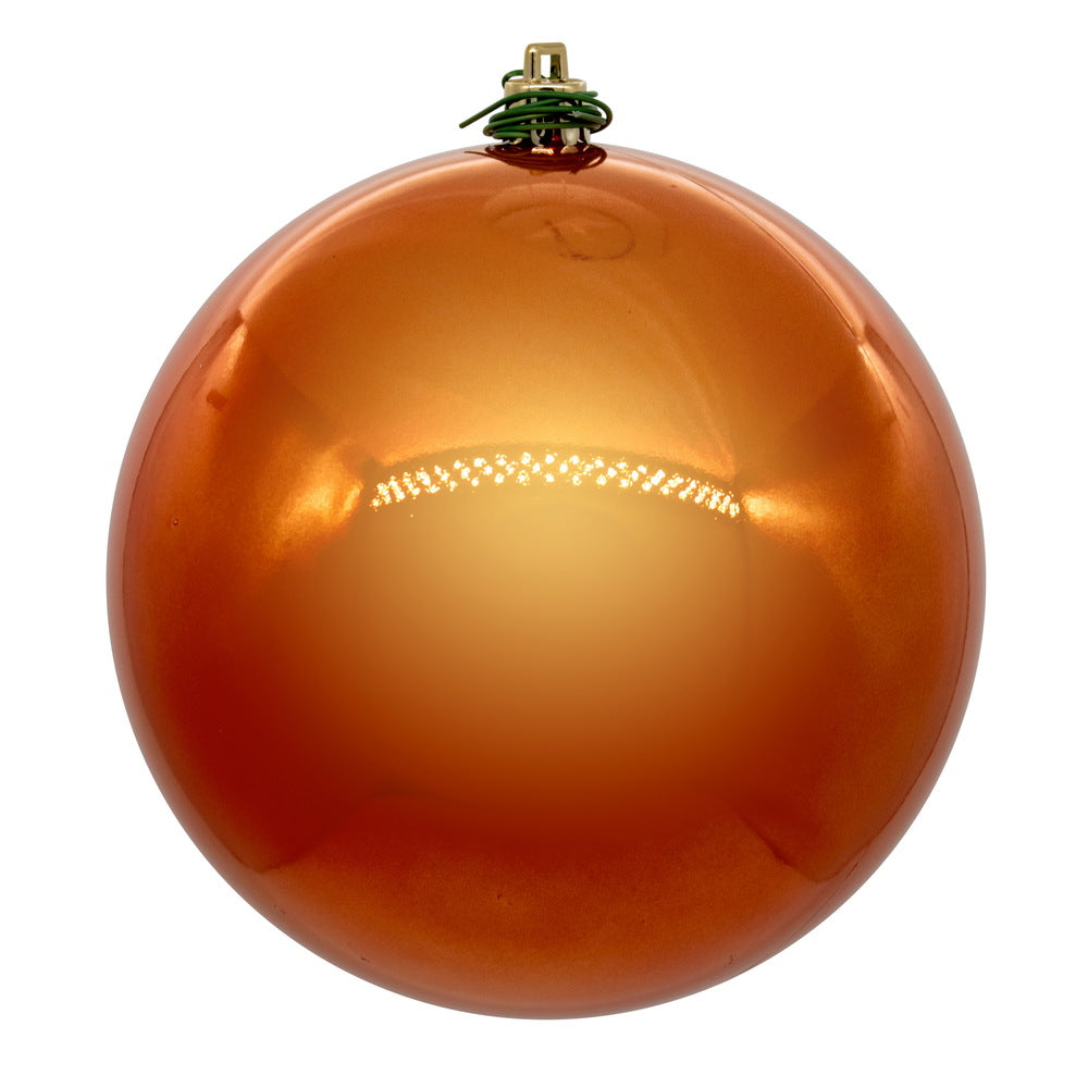 Pearl Ball Ornament- Burnish Orange