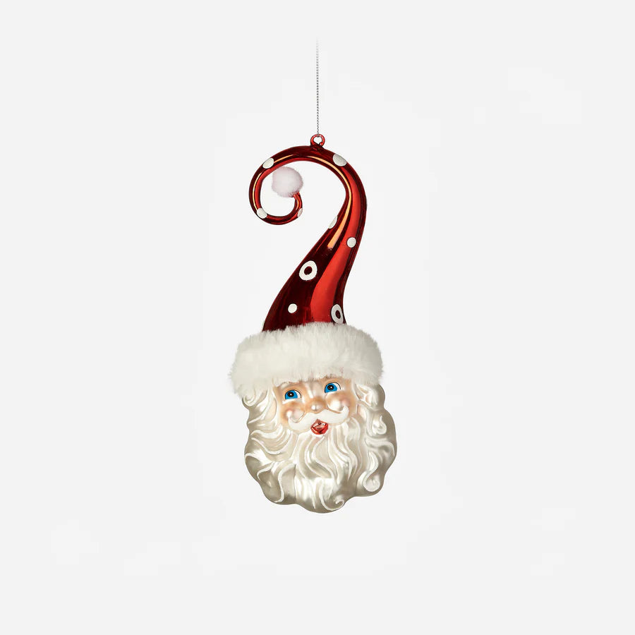 Santa Swirl Hat Ornament