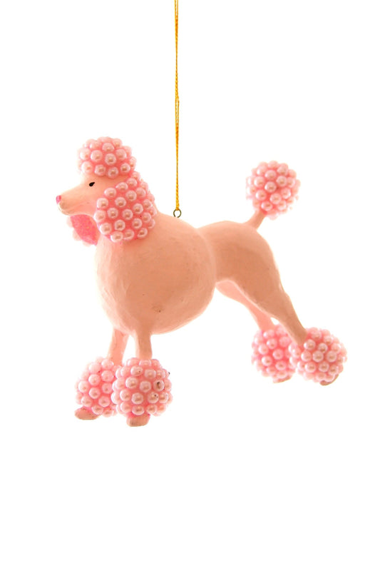 Beaded Poodle Ornament