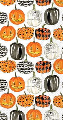 Pumpkin Pattern Guest Napkin