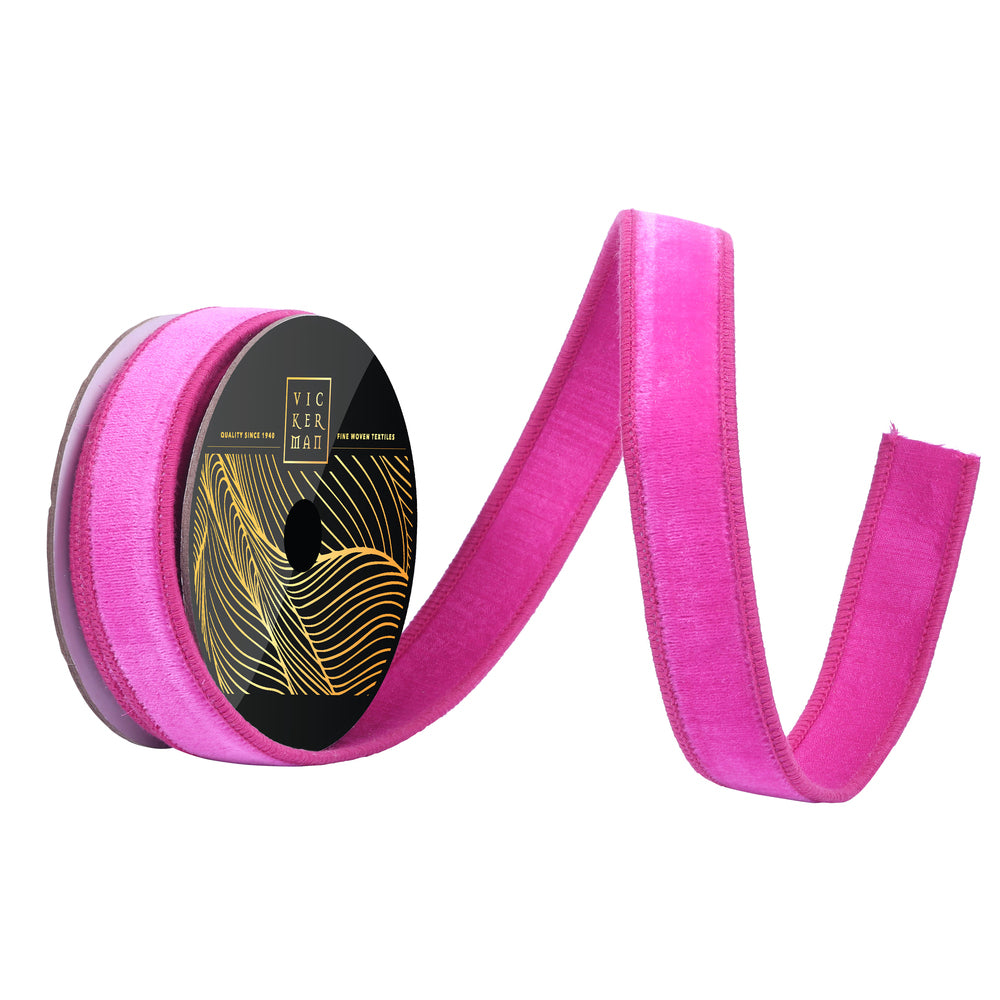 Velvet Dupion Wired Ribbon