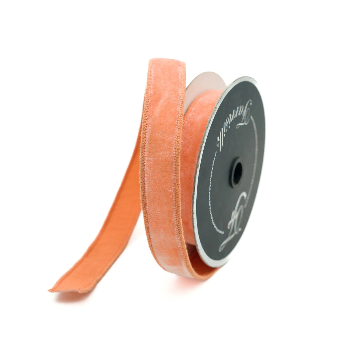 Spring Velvet Ribbon- Peach