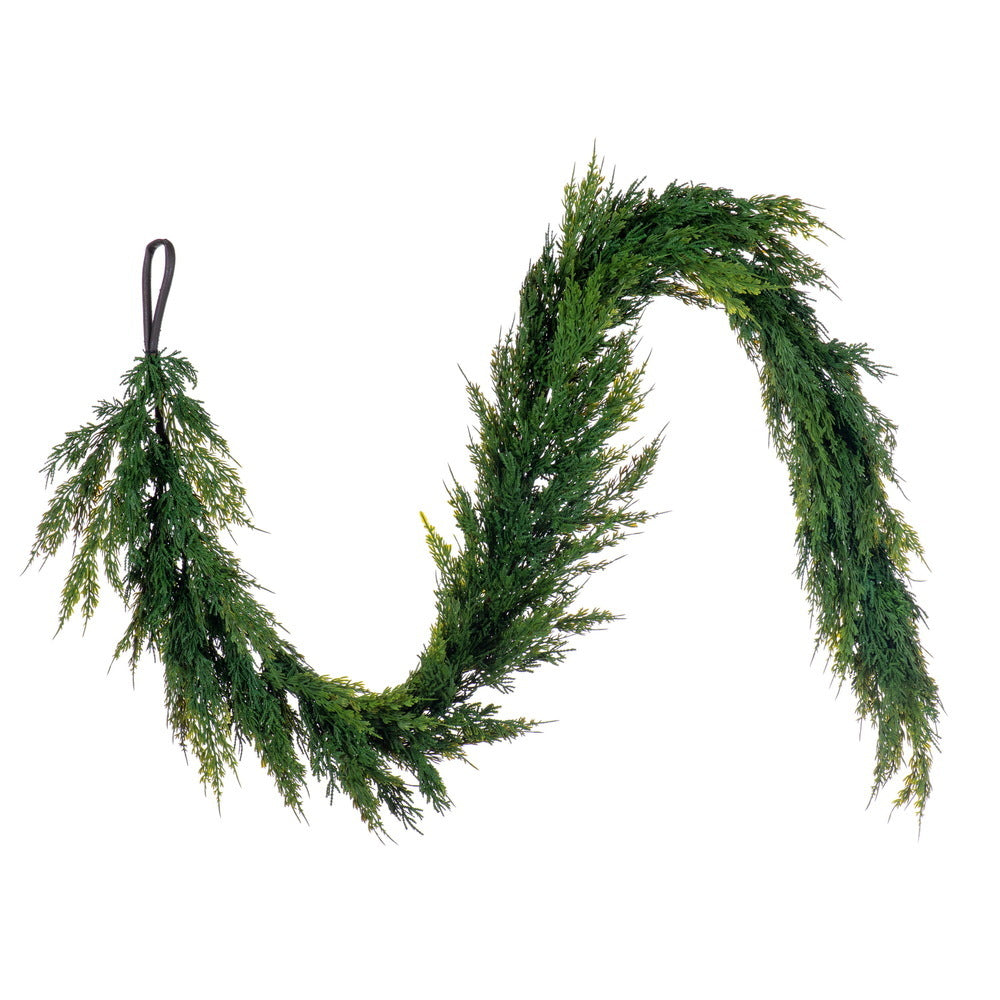 72" Green Juniper Garland