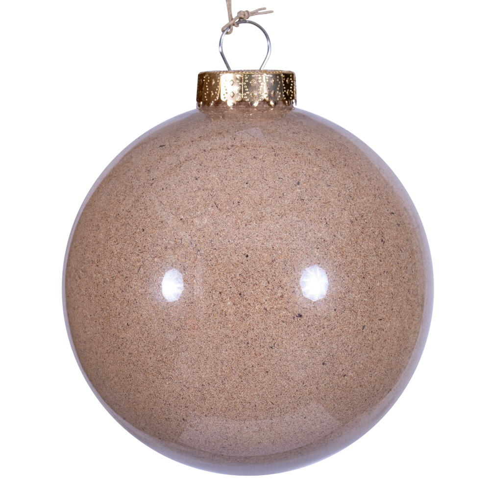 Beige Ball Ornament