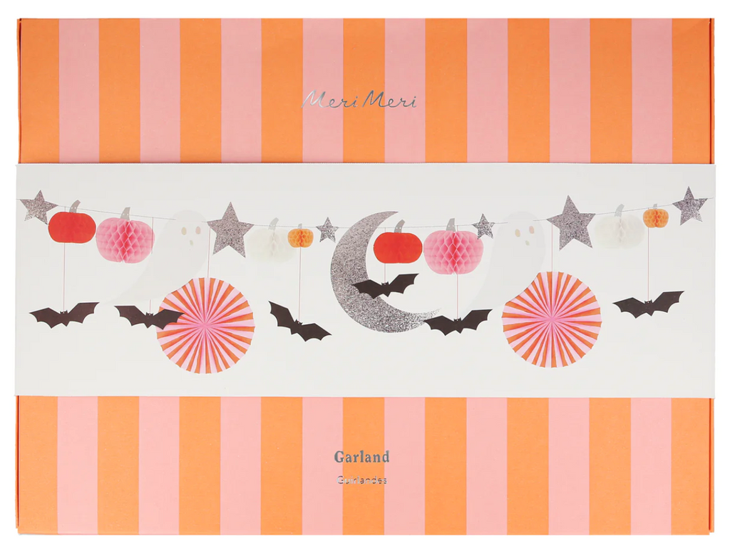 Pastel Honeycomb Halloween Garland