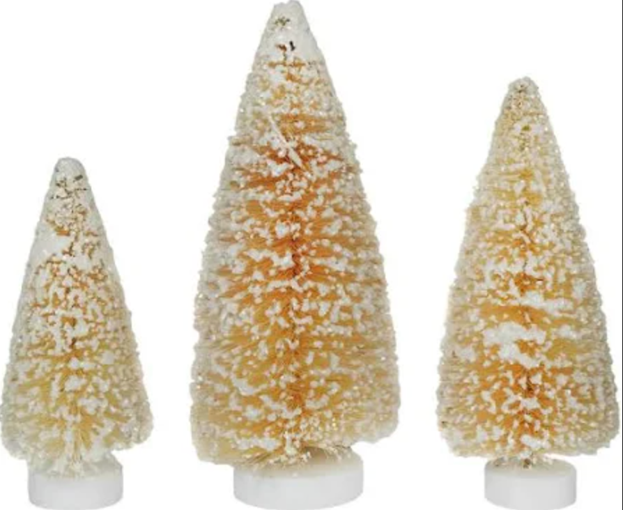Winter Bottle Brush Trees Small