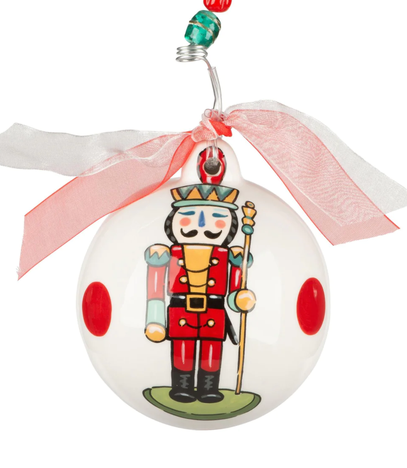 Nutcracker Red Ornament