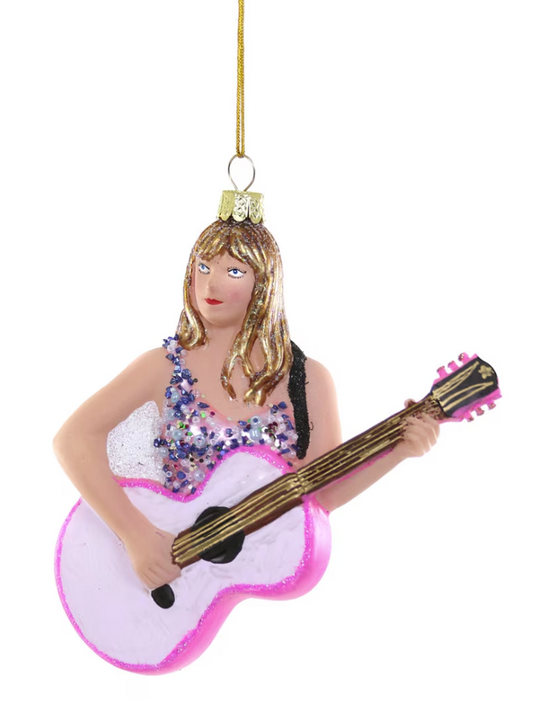 Taylor Swift with Guitar Ornament