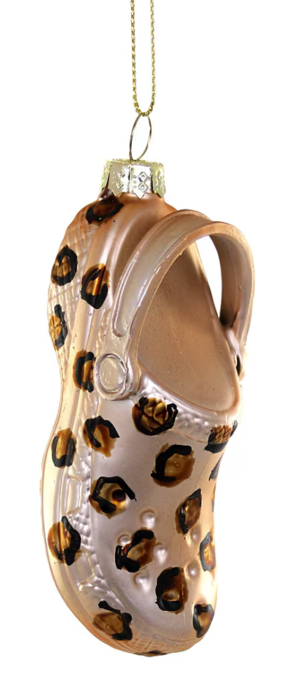 Leopard Clog Ornament