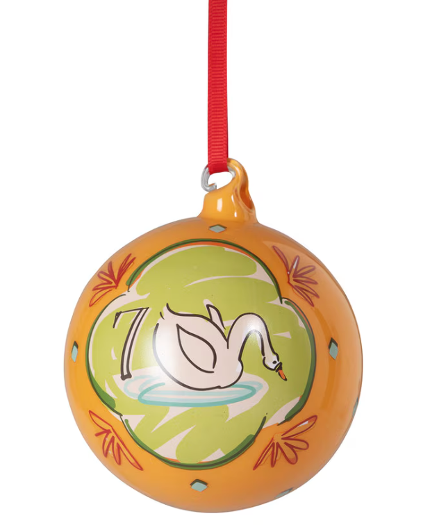 12 Days of Christmas Glass Ball Ornament