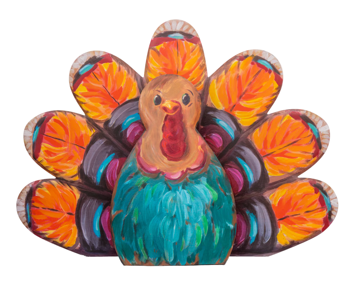 Artful Turkey Centerpiece