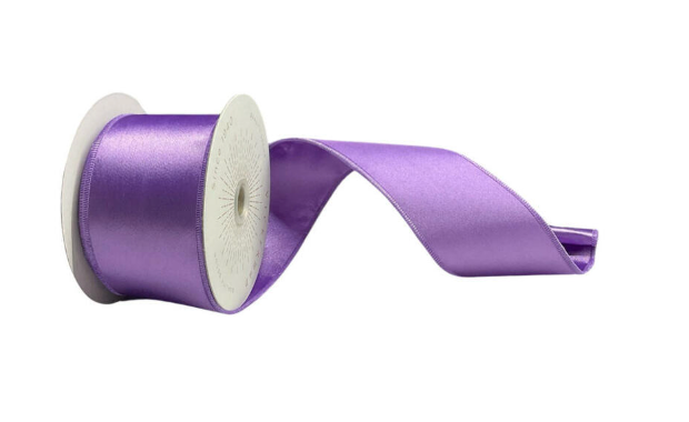 Lavender Satin Ribbon