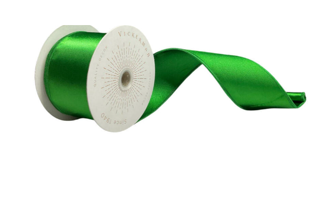 Green Satin Ribbon