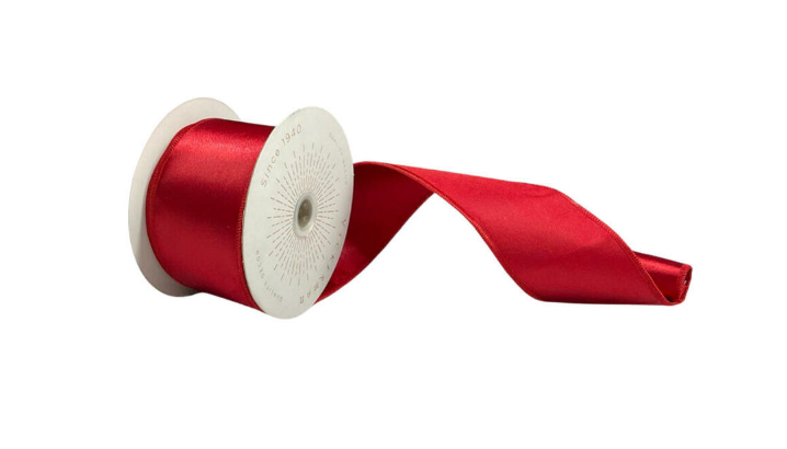 Crimson Satin Ribbon
