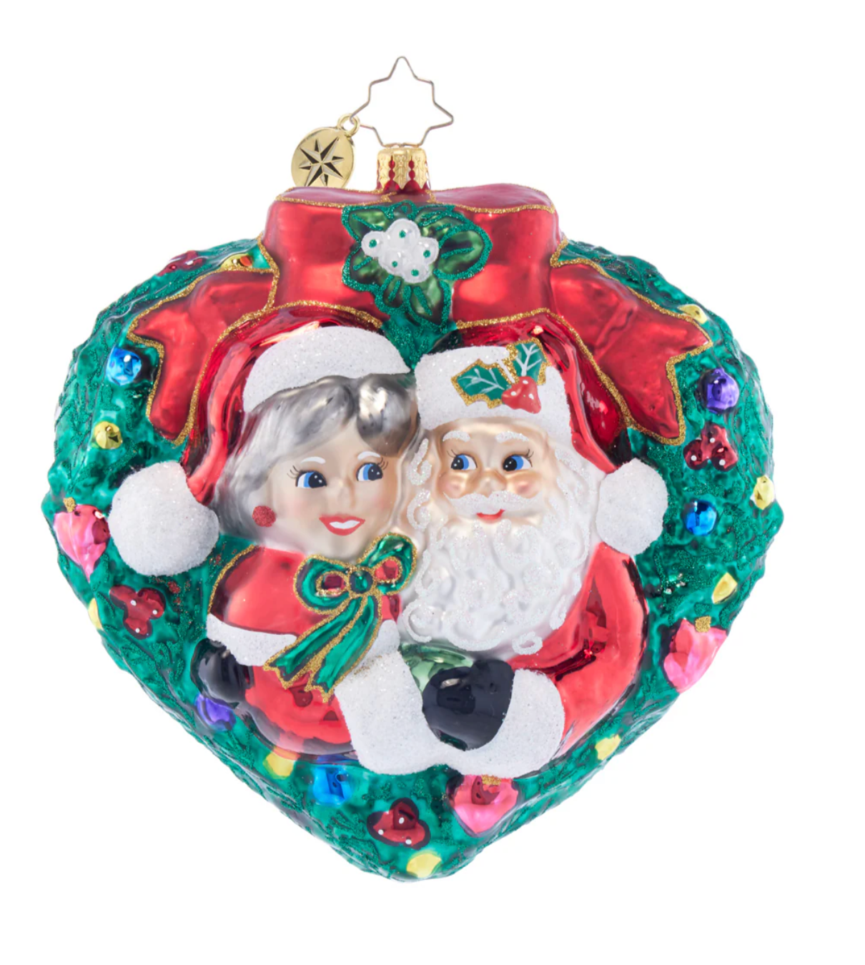 Mr. & Mrs. Claus Mistletoe Moment