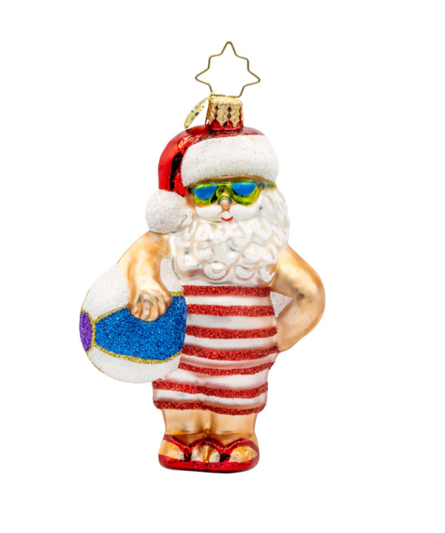 Santa Takes a Dip