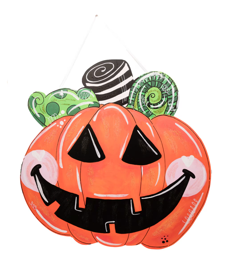 Martin's Jack O Lantern Door Hanger