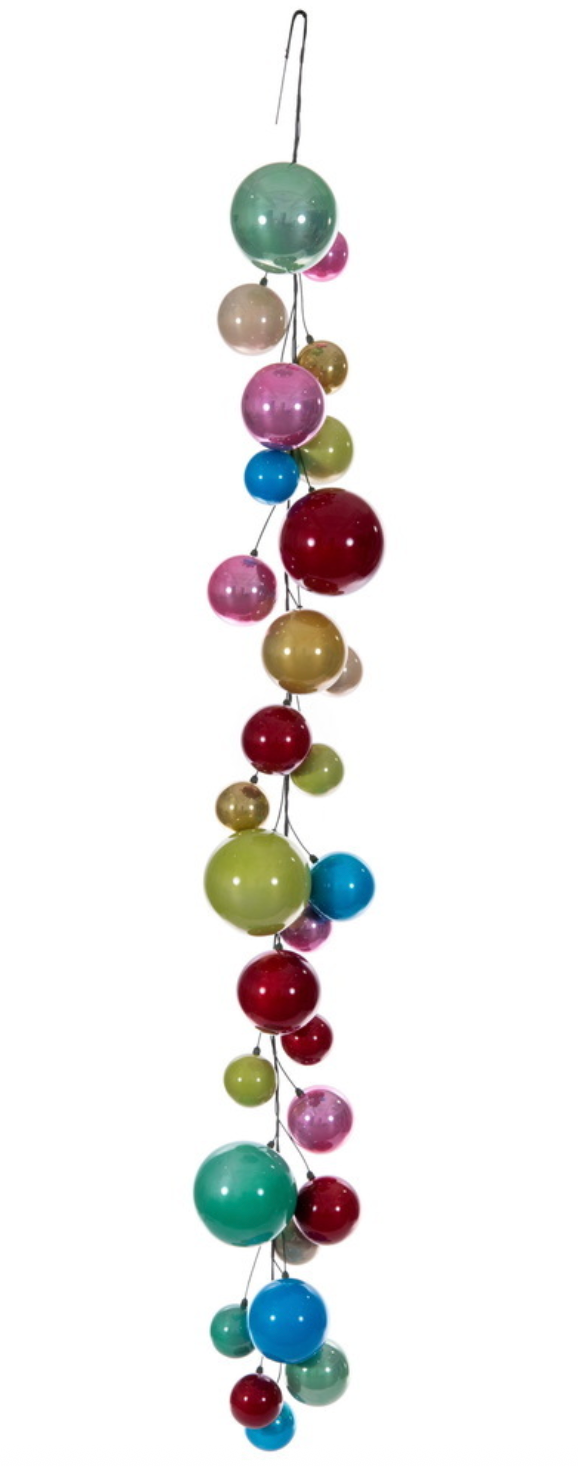 6'Multicolor Ball Branch Garland