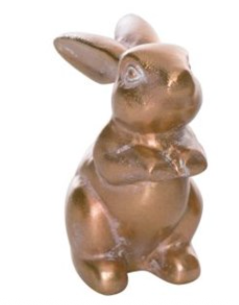 Mini Resin Bronze Bunnies
