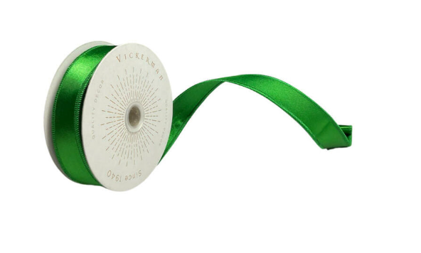 Green Satin Ribbon