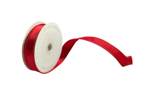 Crimson Satin Ribbon