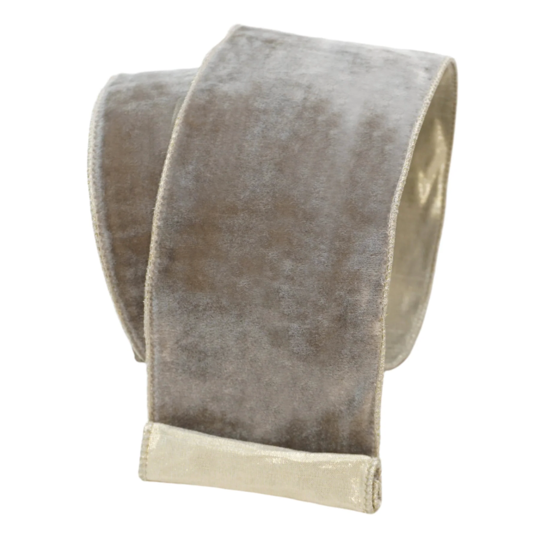 Velvet Luster Ribbon- Platinum