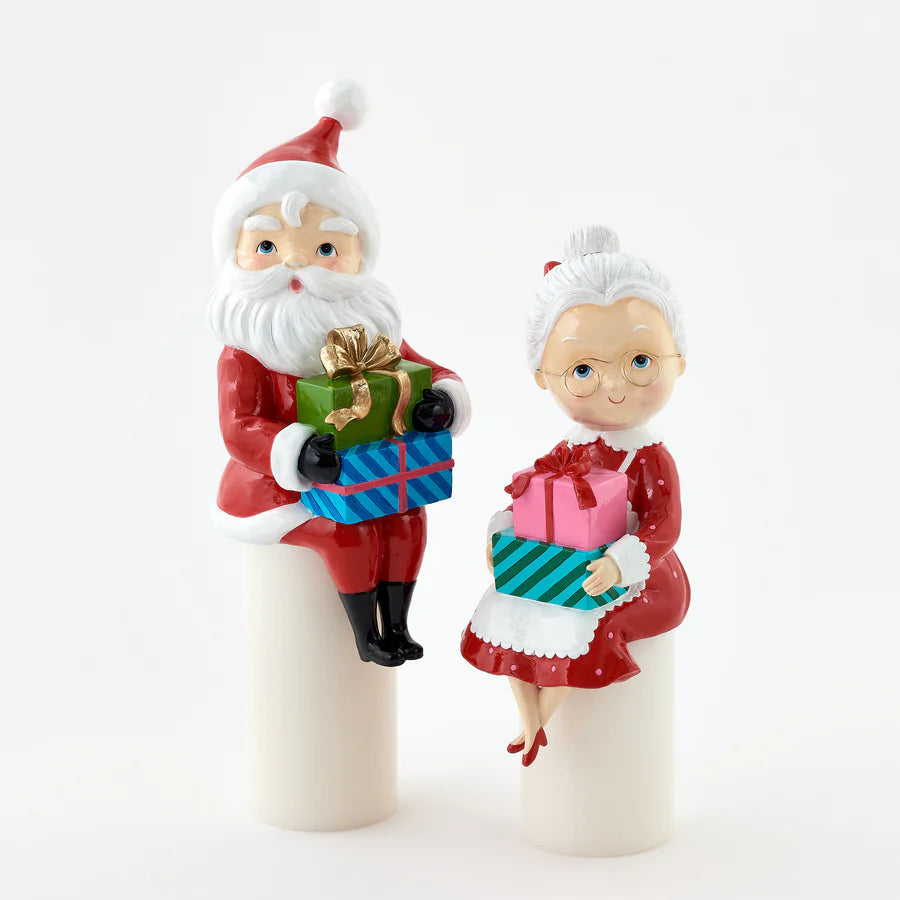 Mr. and Mrs. Claus Figurines