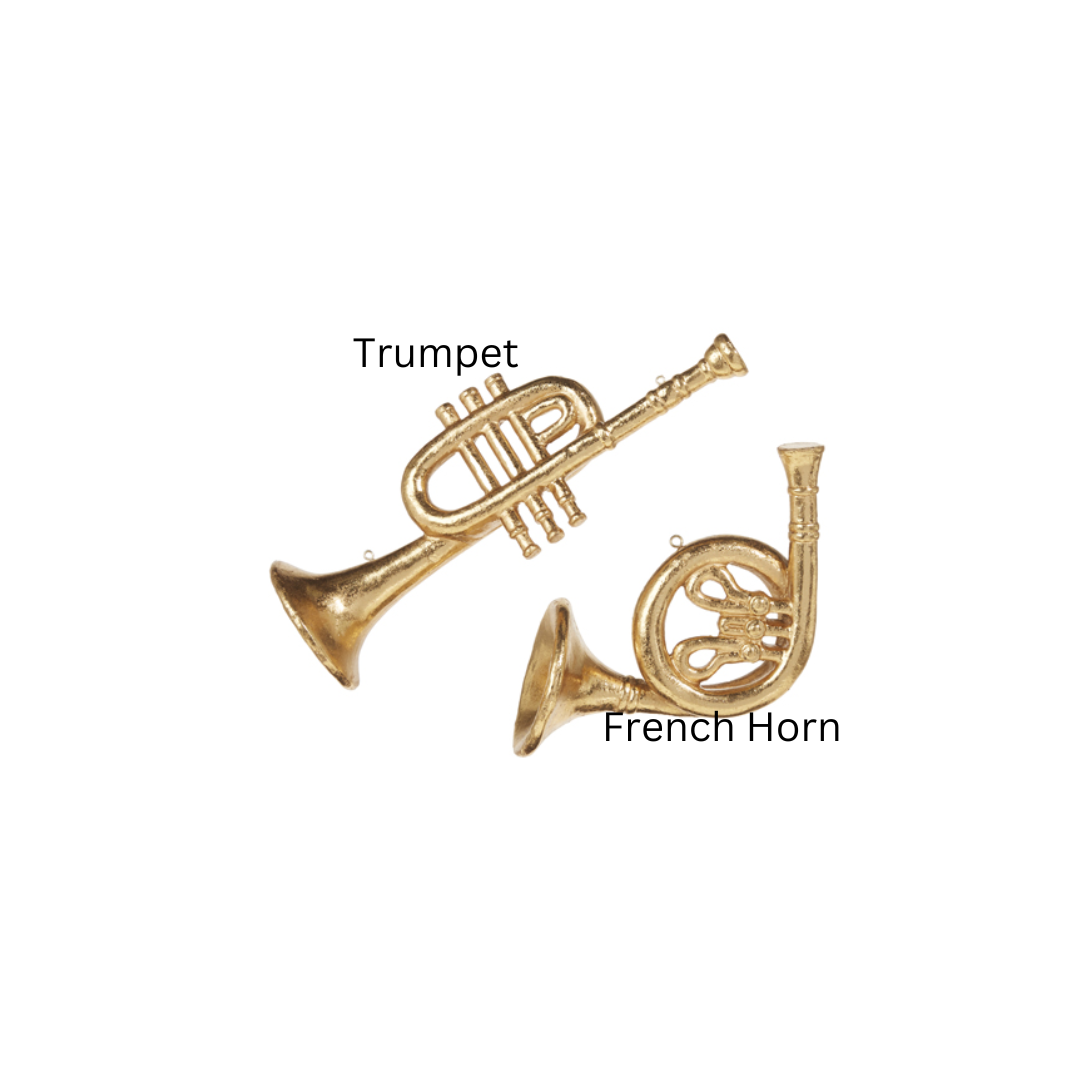 Trumpet & French Horn Ornament