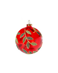Beaded Leaf Pattern Ornament