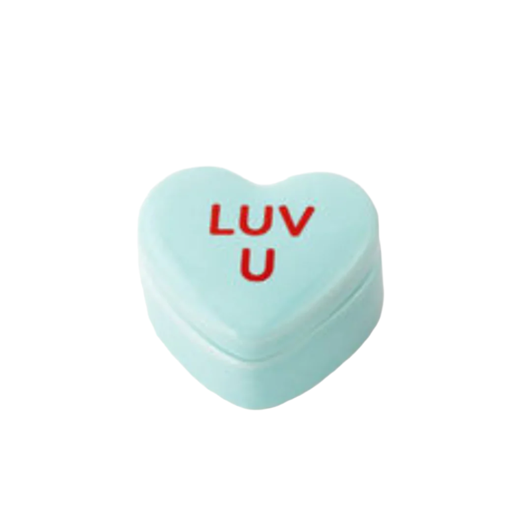Conversation Heart Ring Box