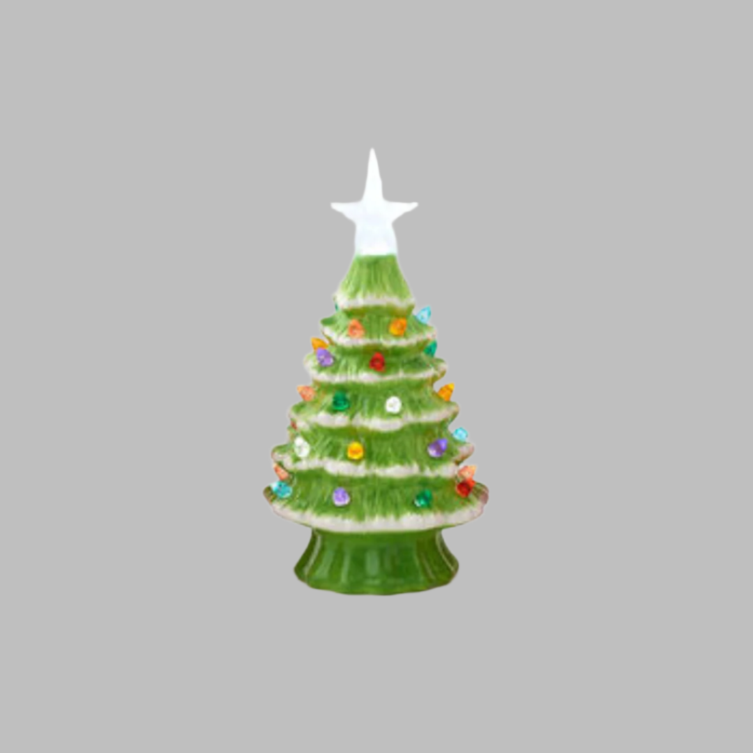 Lighted Christmas Tree with Timer- Small - Mistletoe Market