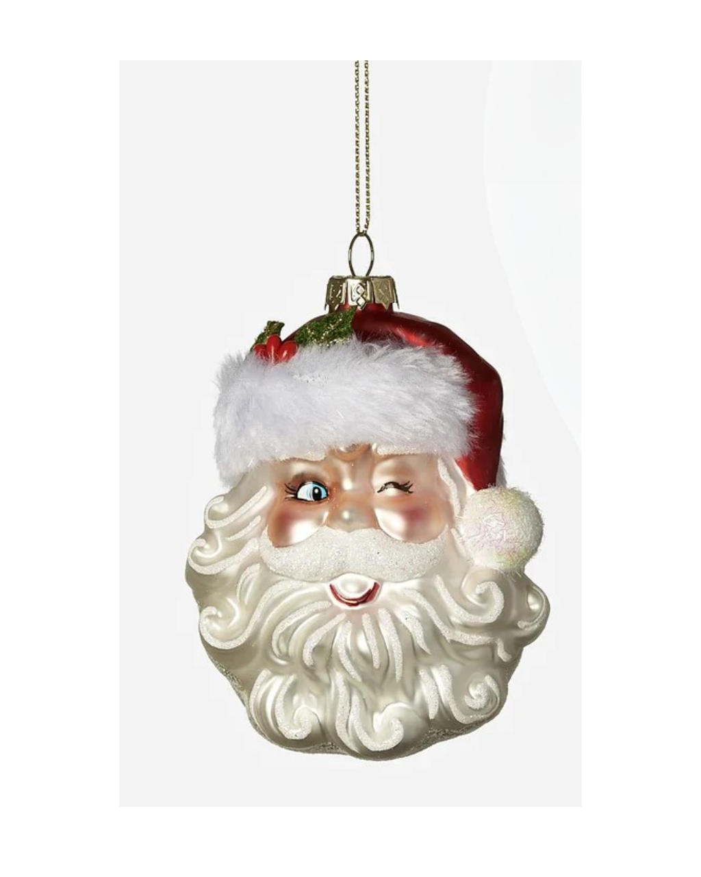Santa Head Ornament