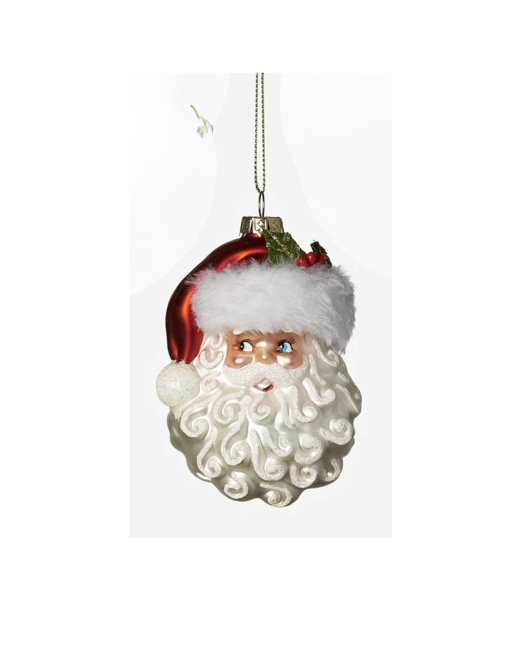 Santa Head Ornament