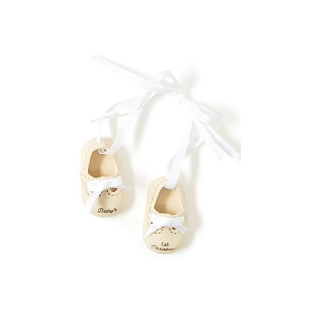 Pair of Baby Shoes- Baby’s First Christmas Ornament