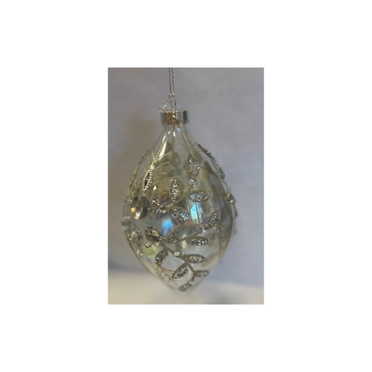 Jeweled Glass Ornament
